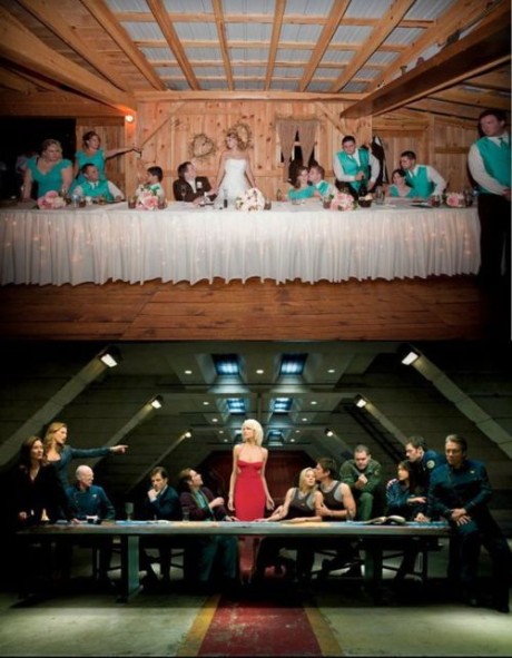 FOTO: Svatební foto fanoušků seriálu Battlestar Galactica