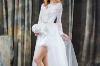 krátké svatební šaty