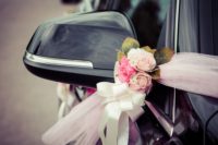 Svatební auto dekorace