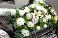 Svatební auto dekorace