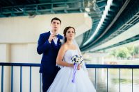 Svatební fotografie v dešti