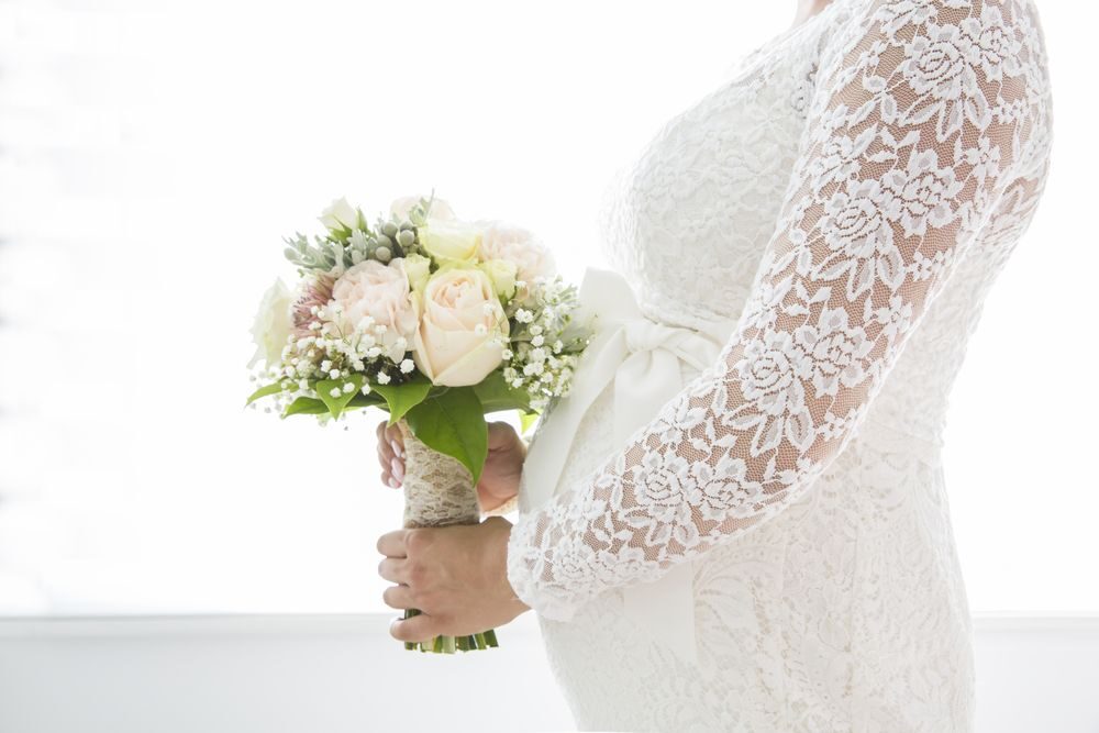 Svatební šaty pro těhotné, těhotenské svatební šaty