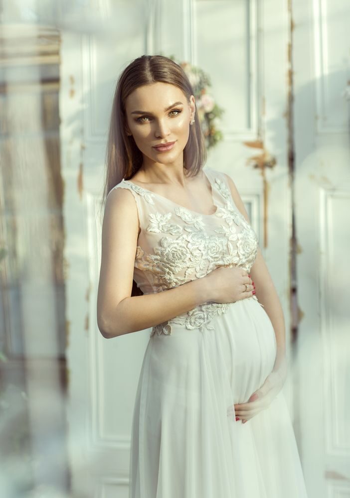 Svatební šaty pro těhotné, těhotenské svatební šaty