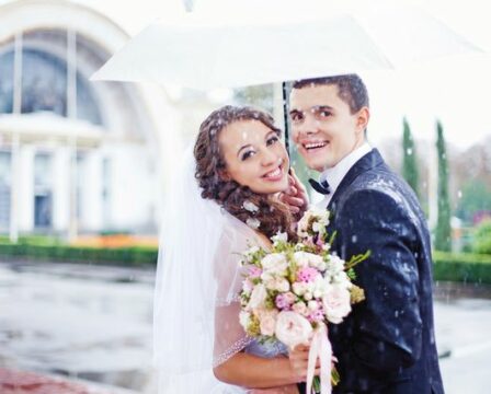 Svatba v dešti