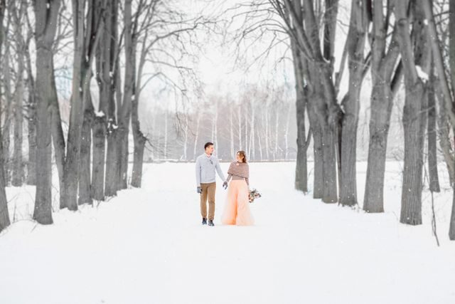 Svatba v zimě