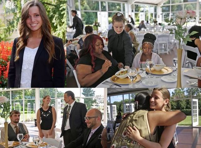 Nevěsta darovala svou svatební hostinu bezdomovcům