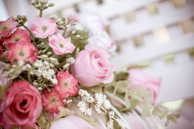 Umělé květiny na svatbě