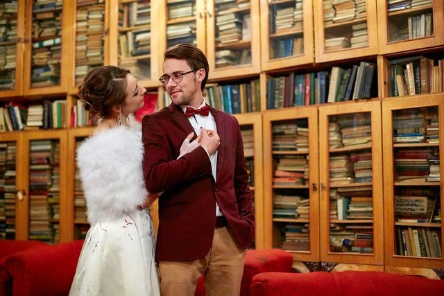 Svatební fotografie v dešti