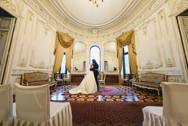 Svatební fotografie v dešti